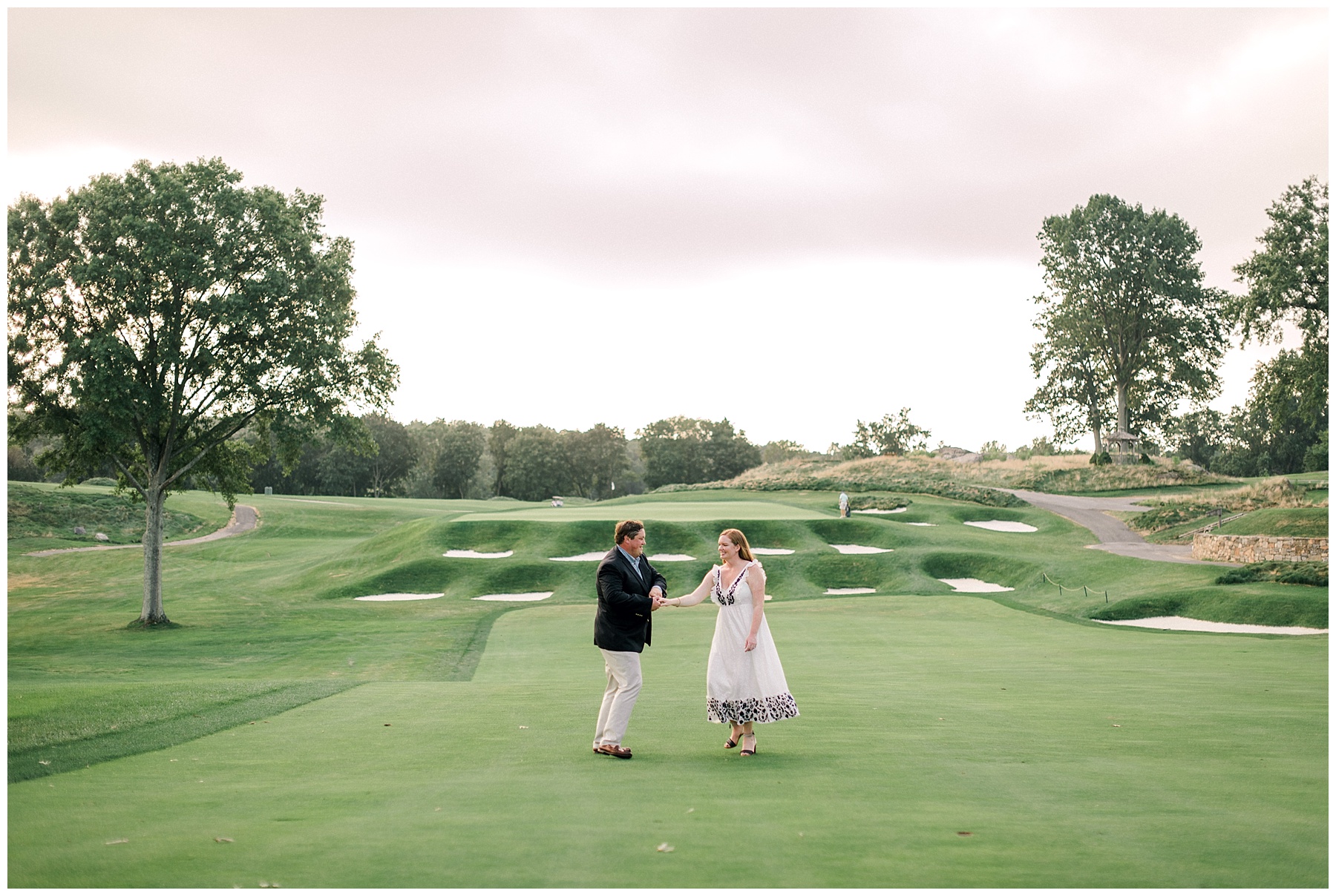 Janelle Walker Apawamis Country Club Engagement Hudson